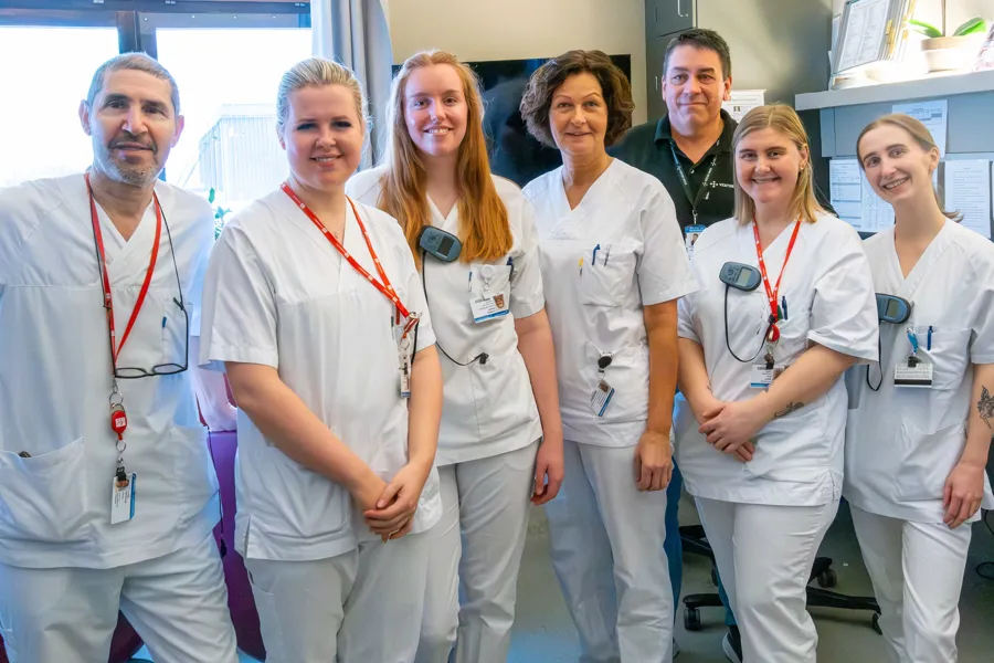 En gruppe medisinske fagfolk