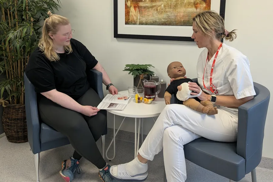 Kvinner som sitter ved et bord