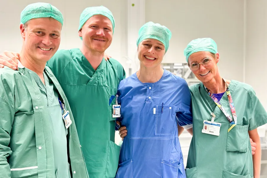 En gruppe medisinsk personell