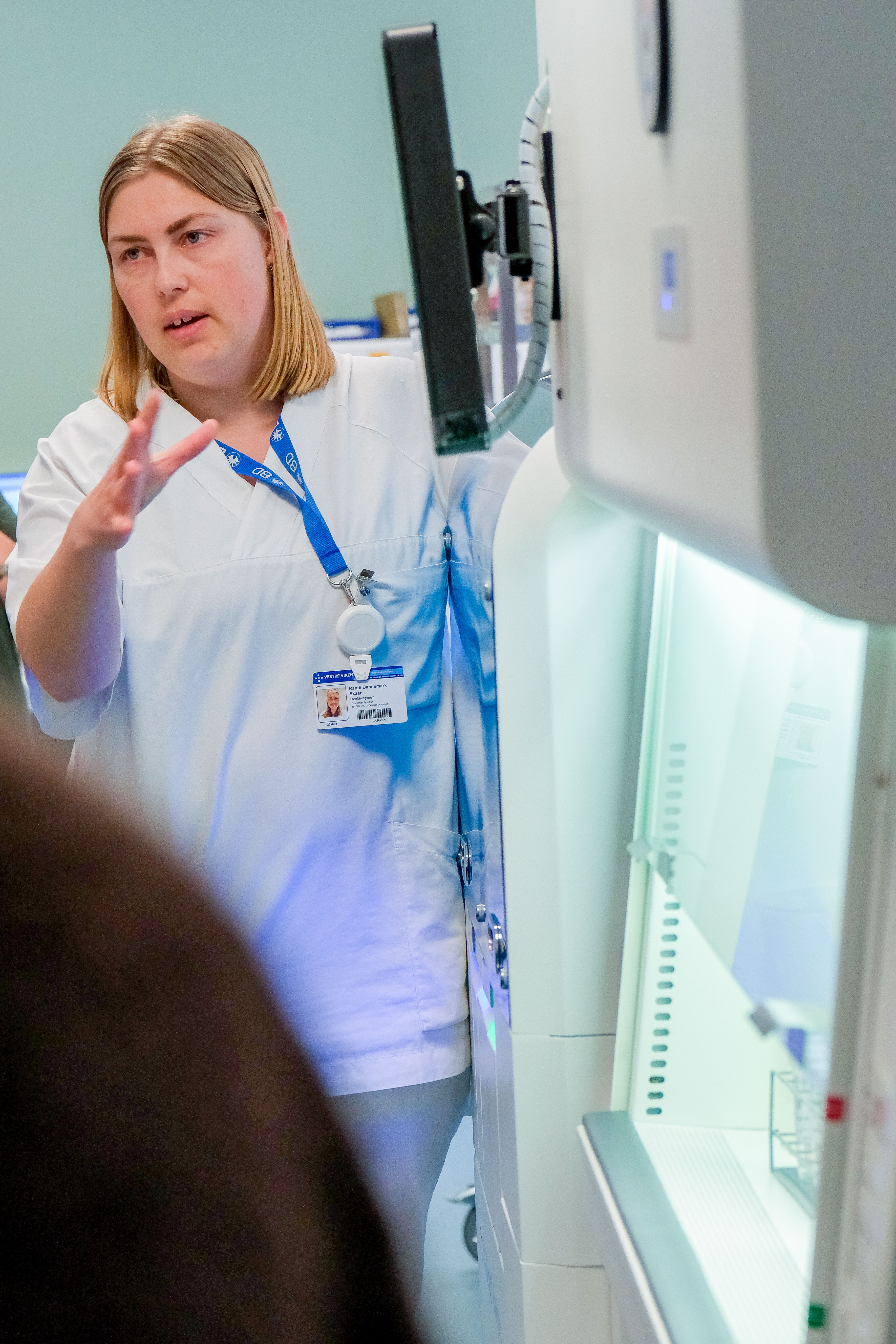 En lege på et sykehus