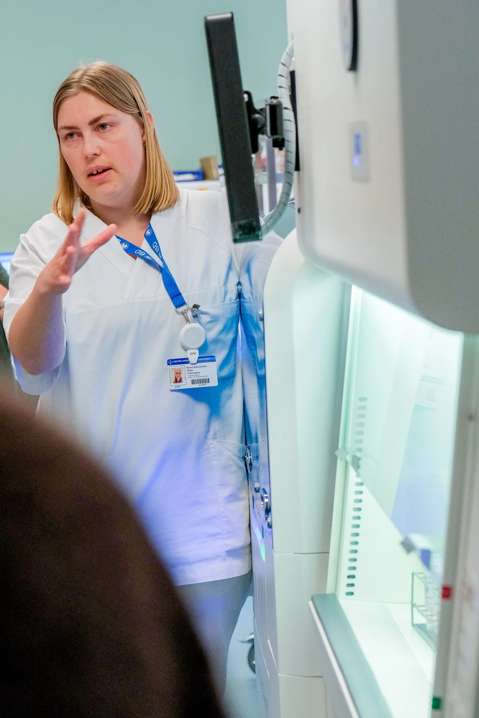 En lege på et sykehus