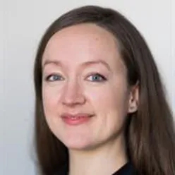 A woman with long hair