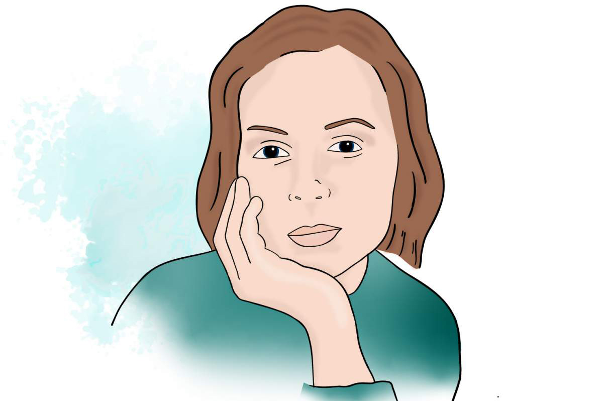 En person med hånden i ansiktet