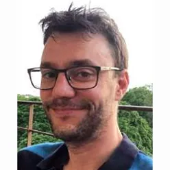 A man wearing glasses