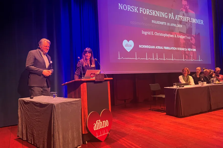 En person som holder en tale