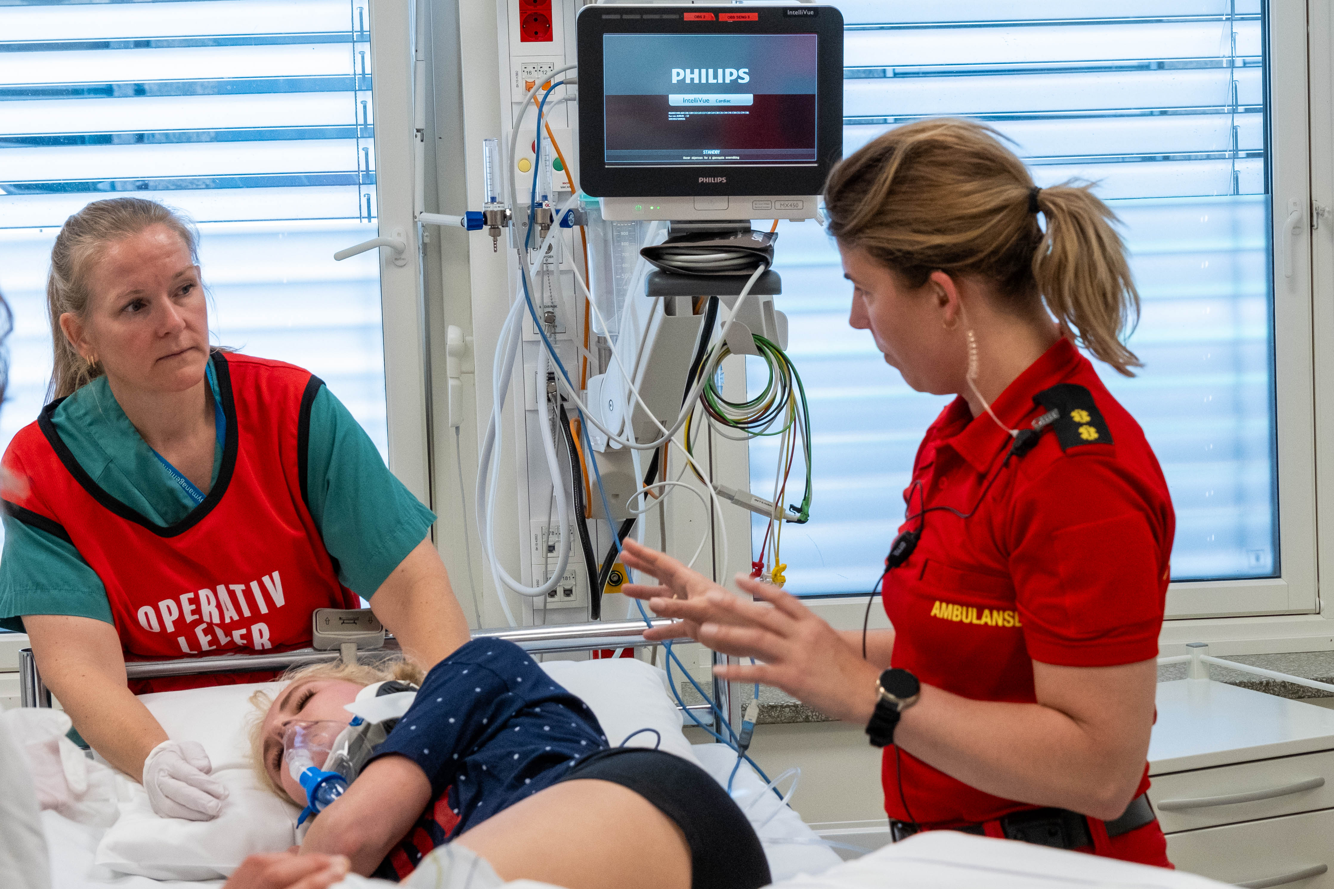 En person i en sykehusseng