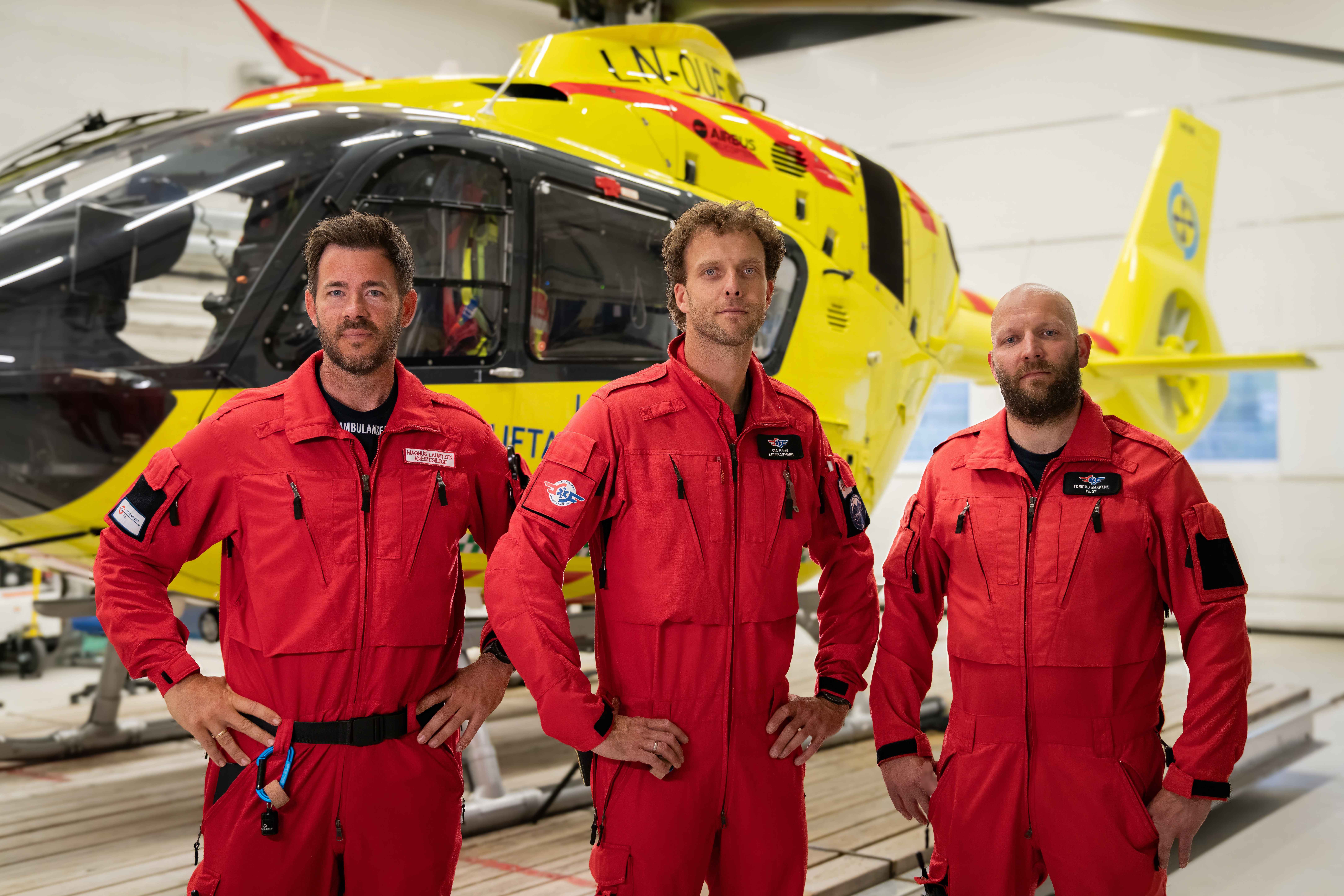 ansatte på luftambulansen
