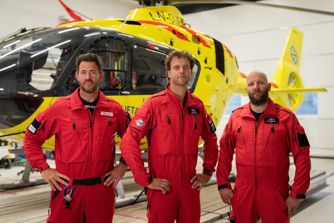 ansatte på luftambulansen