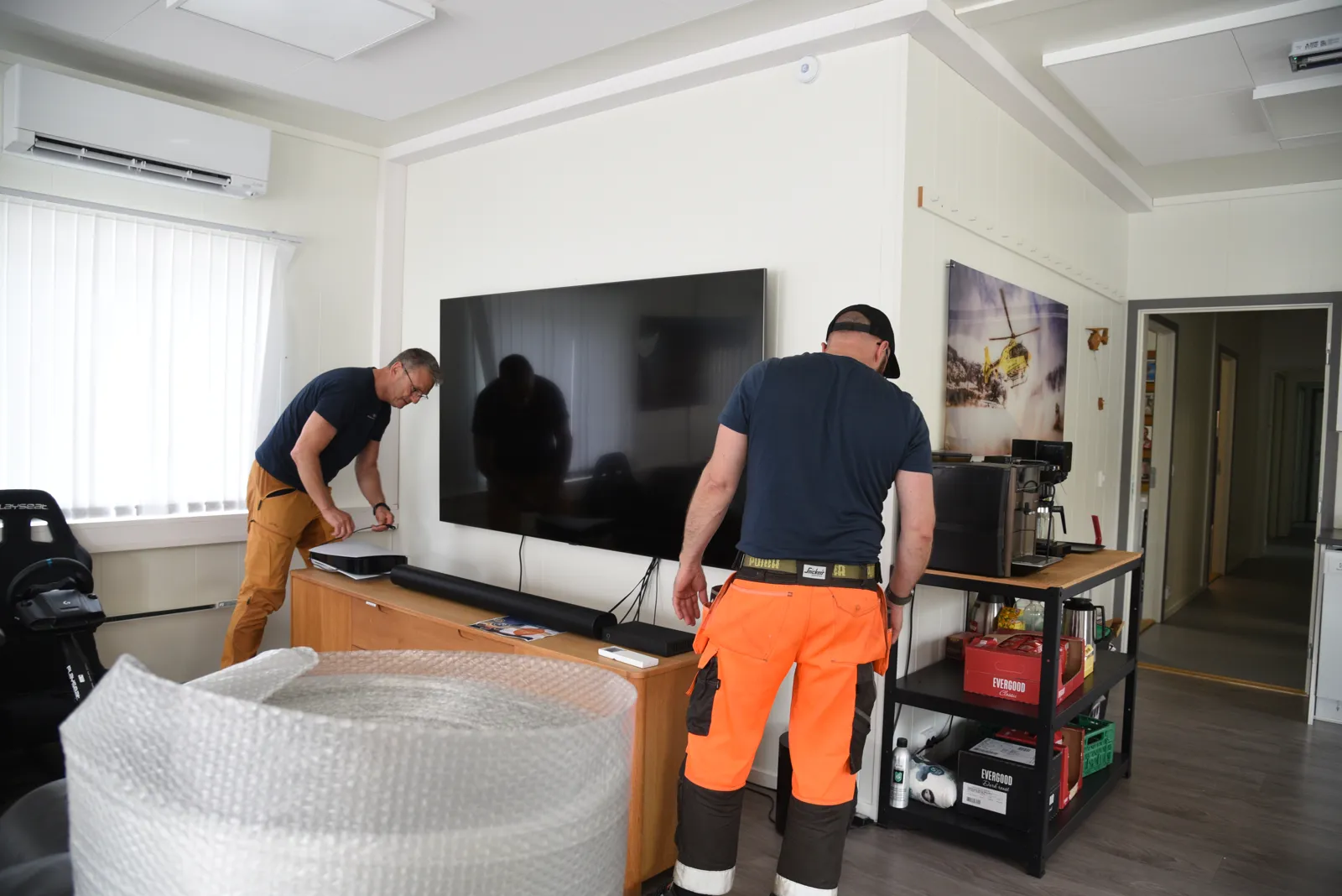 flytting av TV