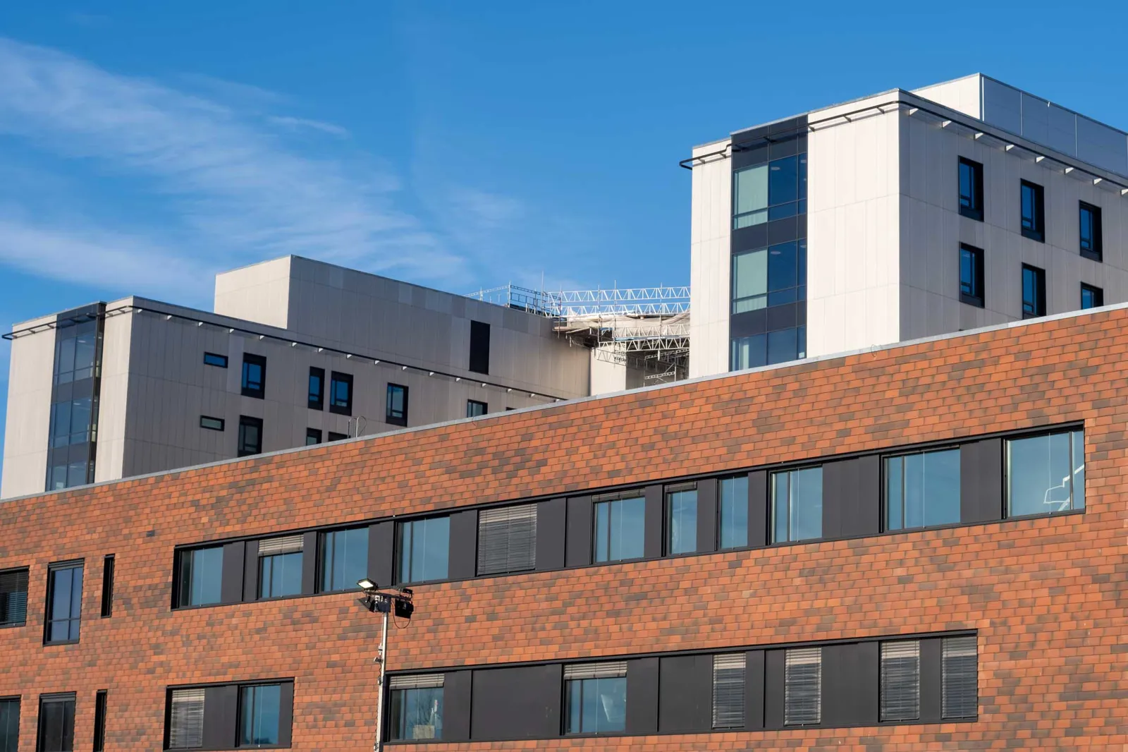 A building with many windows