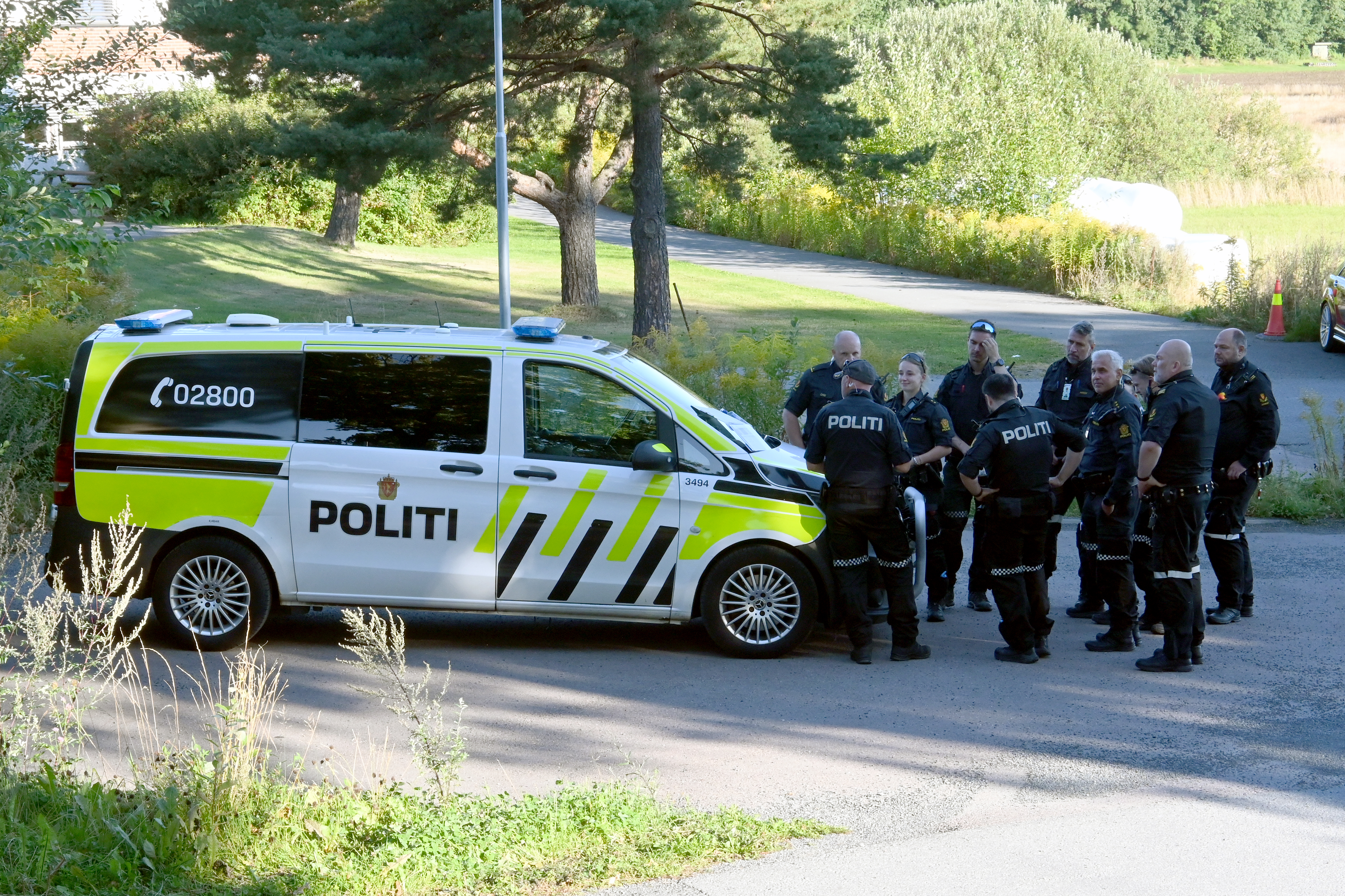 Politi briefing før flytting