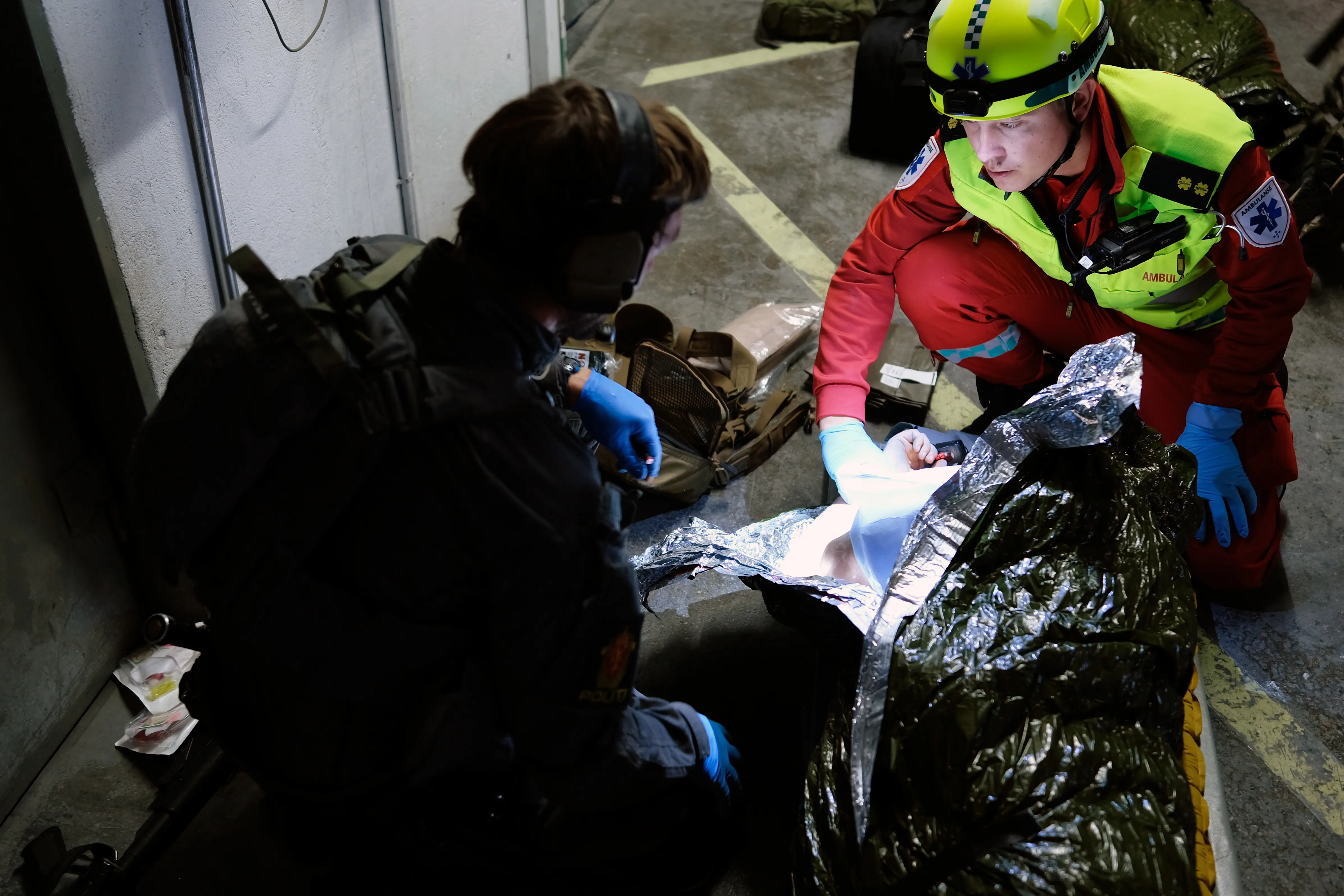 Bilder fra Plivo-øvelse i Drammen 2. september.