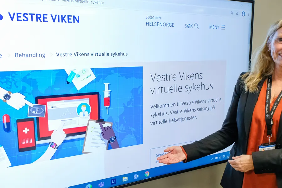 Lisbeth Sommervoll og Vestre Vikens virtuelle sykehus