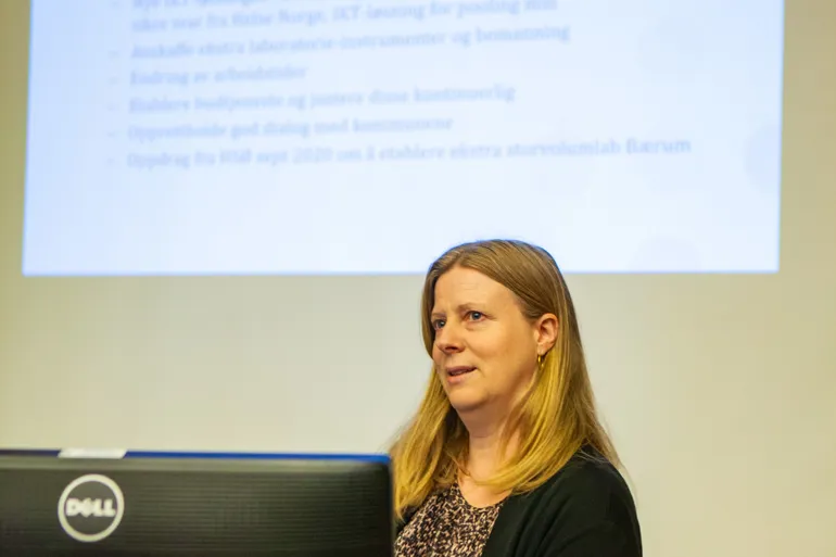 Avdelingssjef Trude Steinsvik er imponert over innsatsen til de ansatte