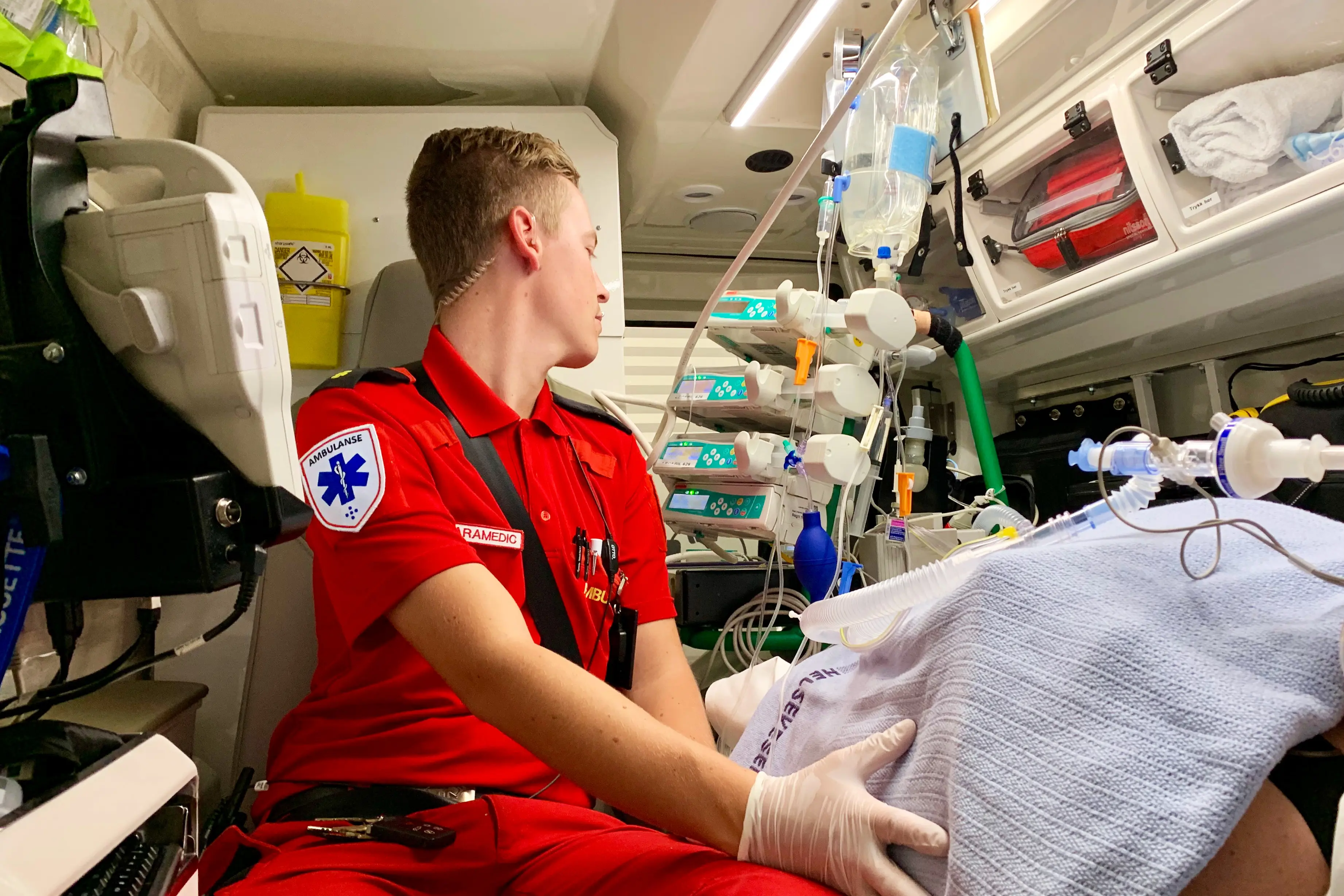 Intensivtransport med legebemannet akuttbil