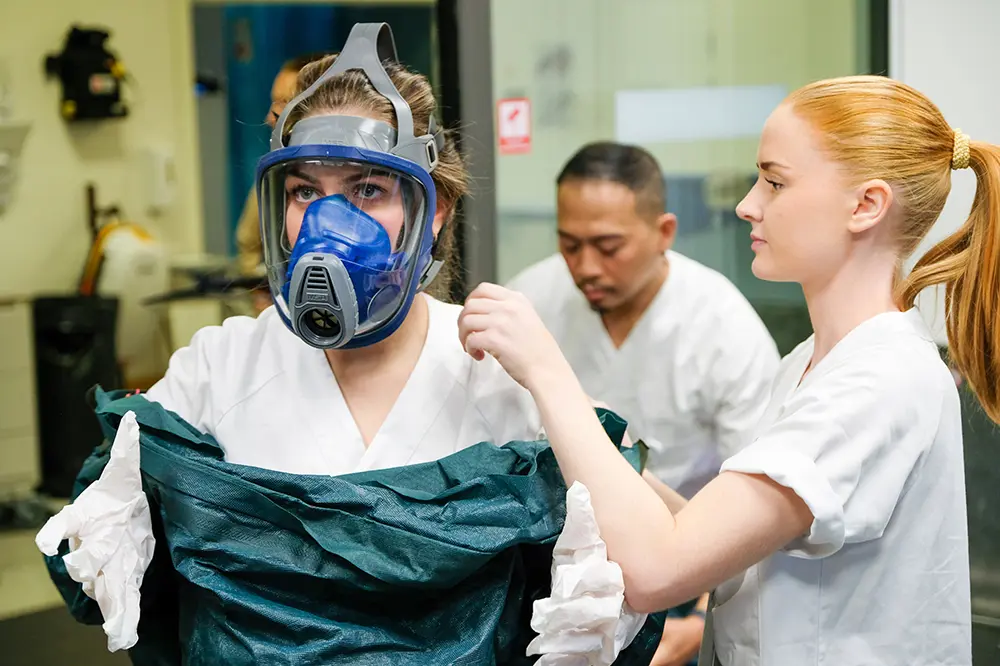 CBRNE-øvelse ved bærum sykehus