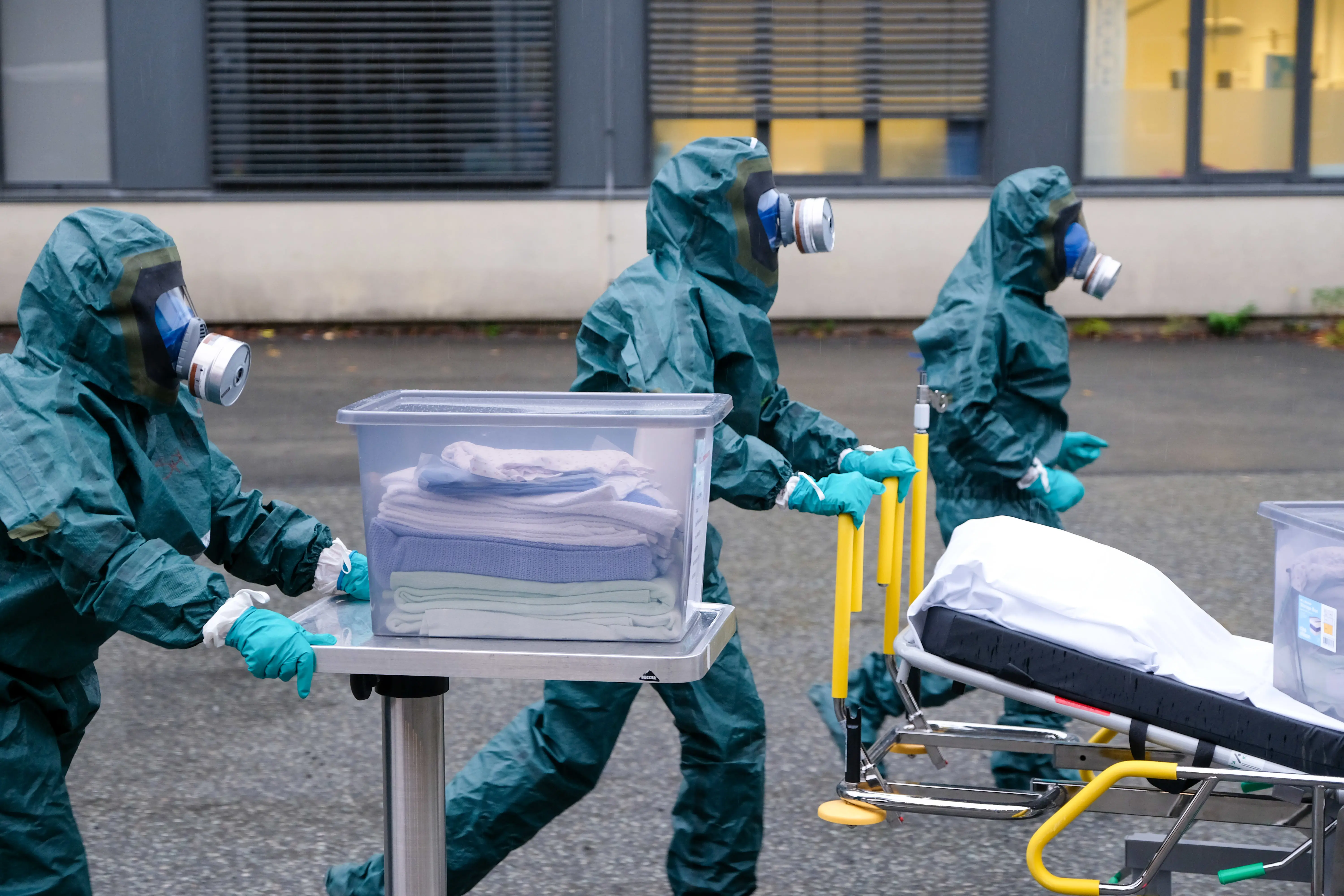 CBRNE-øvelse ved Bærum sykehus