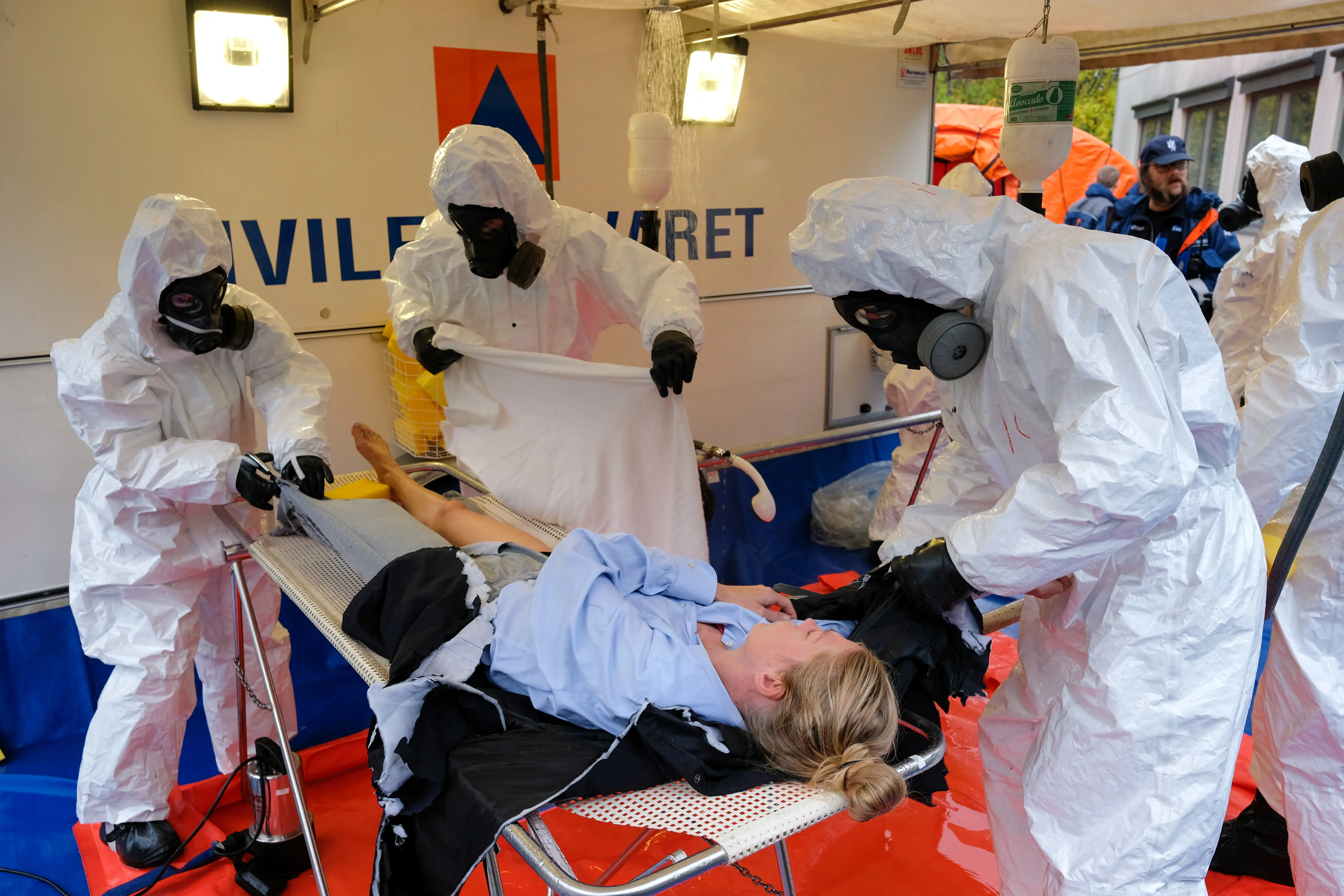 CBRNE-øvelse ved Bærum sykehus