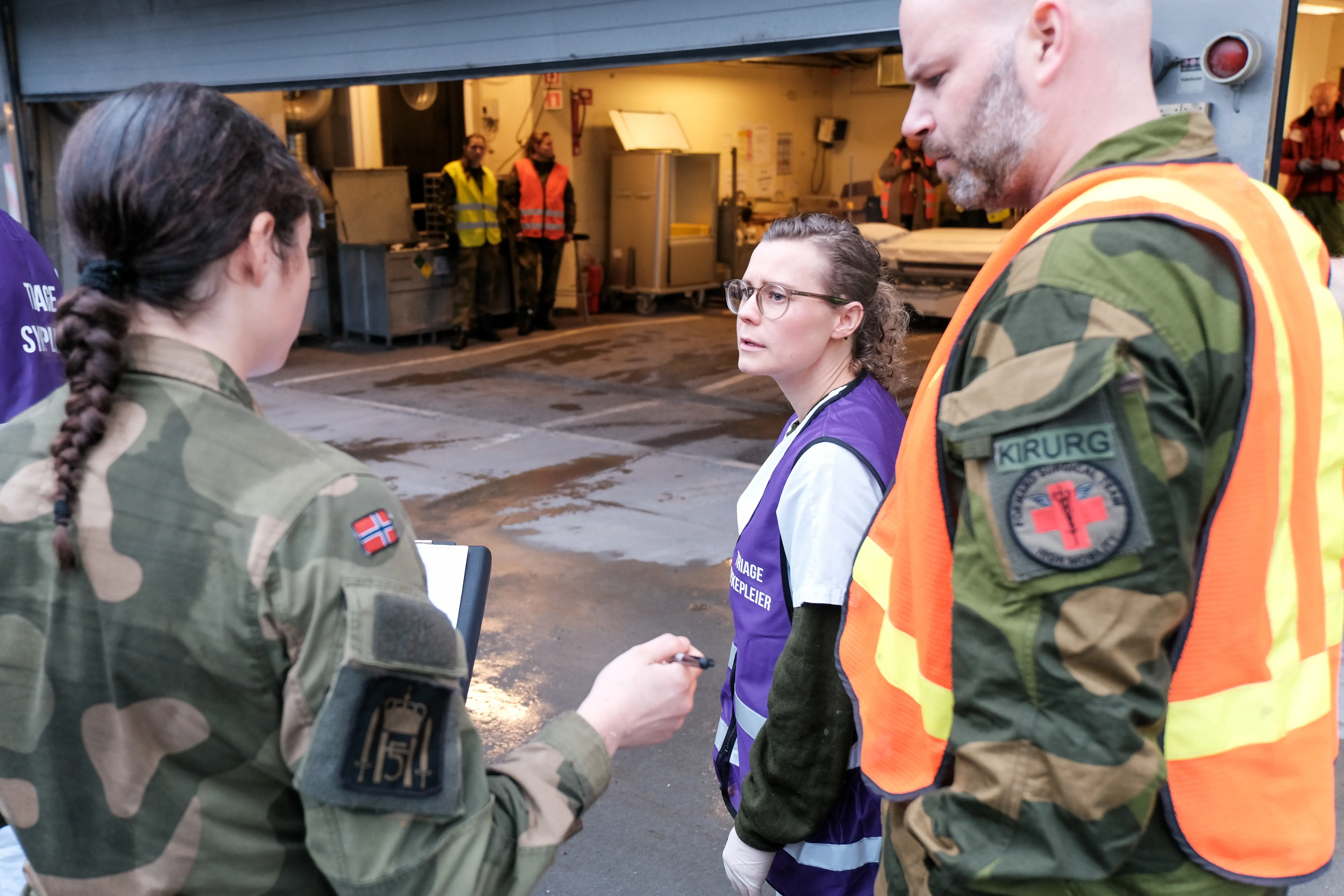 Øvelse akuttmotaket Drammen sykehus november 22