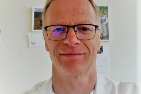 Lars Thoresen ved Ringerike sykehus