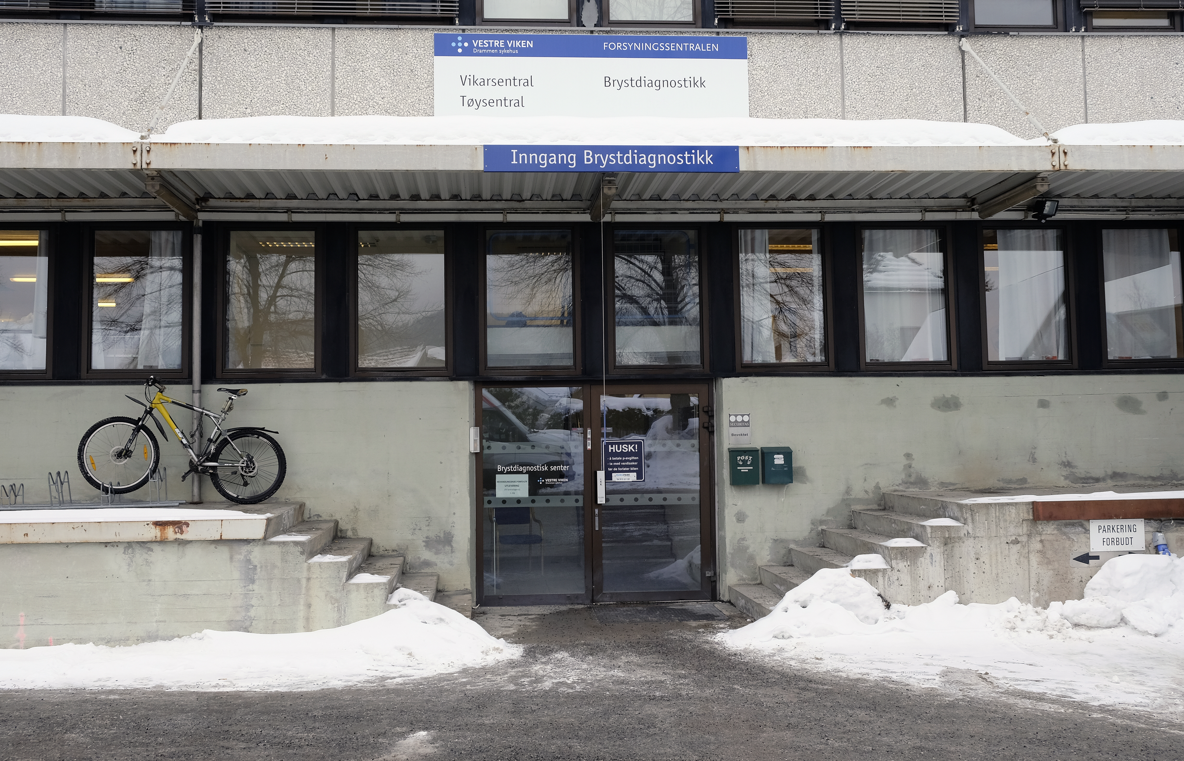 Inngangen til Forsyningssentralen