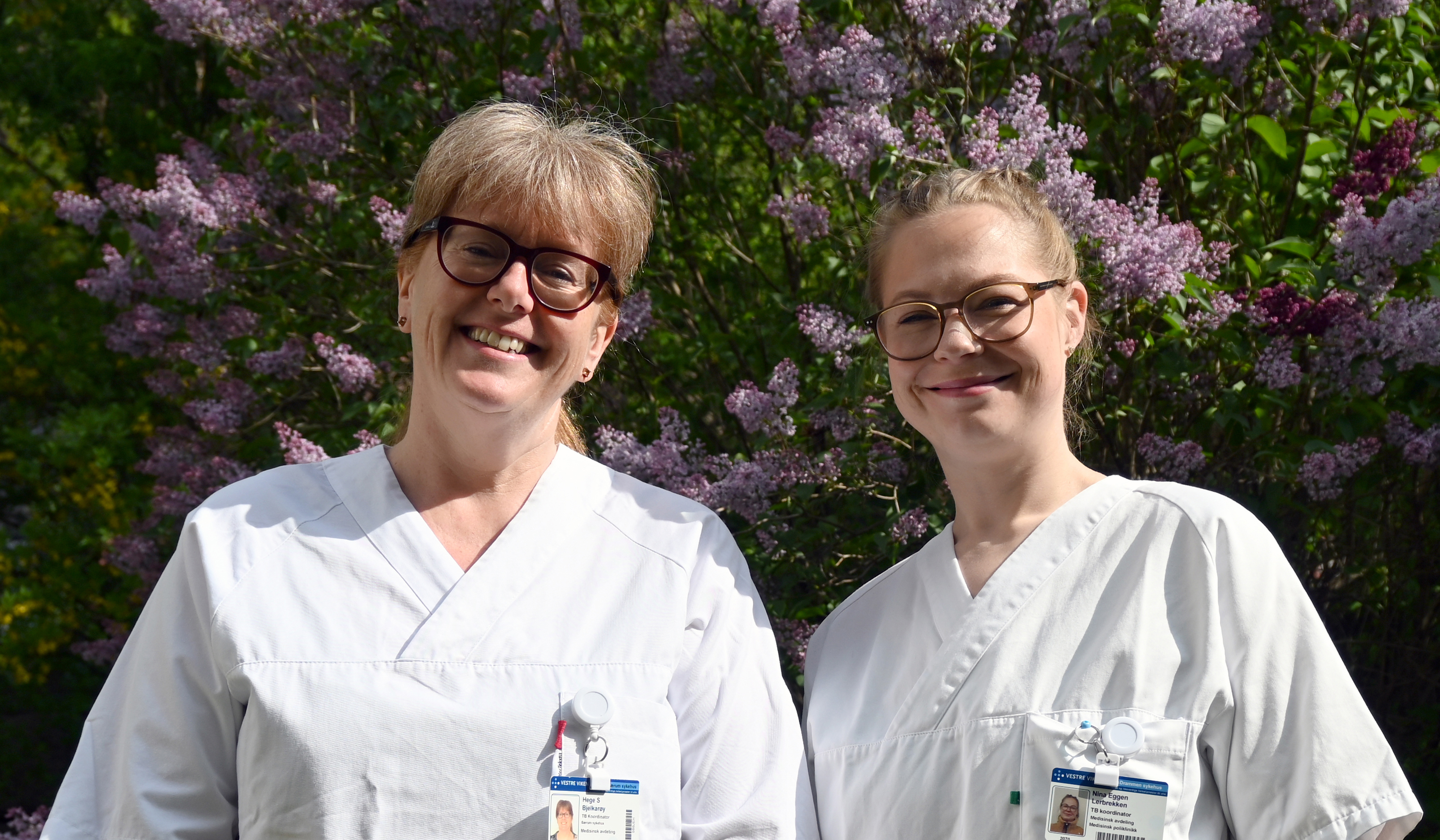 Hege og Nina - tuberkulosekoordinatorere