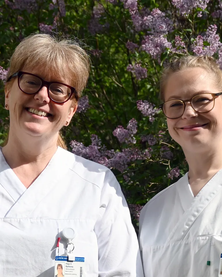 Hege og Nina - tuberkulosekoordinatorere