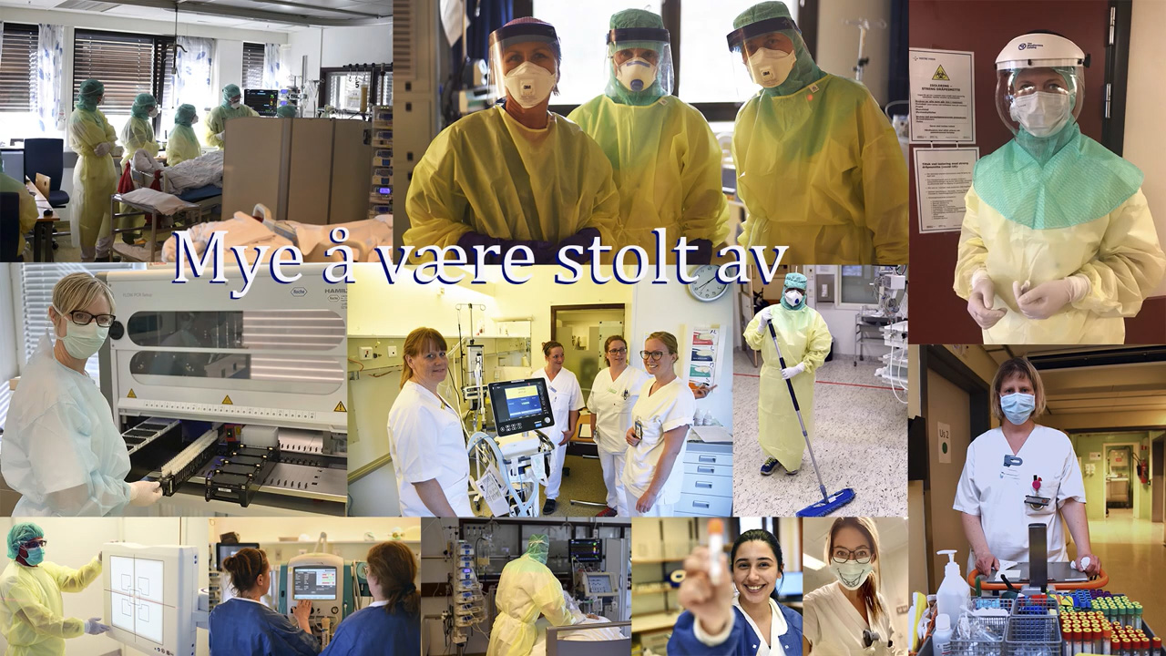 Bilde fra film med ansatte i Vestre Viken.