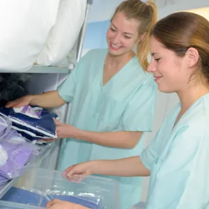 Illustrasjonsbilde av hospitanter ved sykehus.