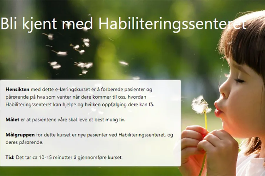 Bli kjent med habiliteringssenteret