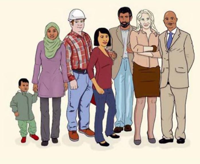 En gruppe mennesker som poserer for et bilde