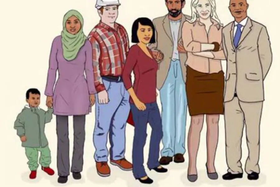 En gruppe mennesker som poserer for et bilde