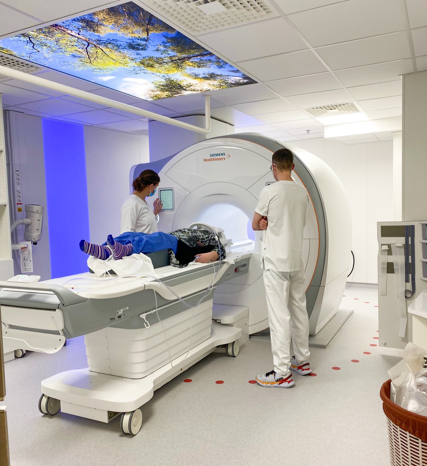 CT maskin med pasient