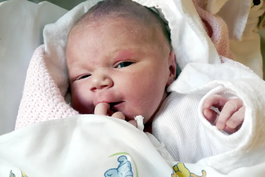 bilde av nyfødt baby