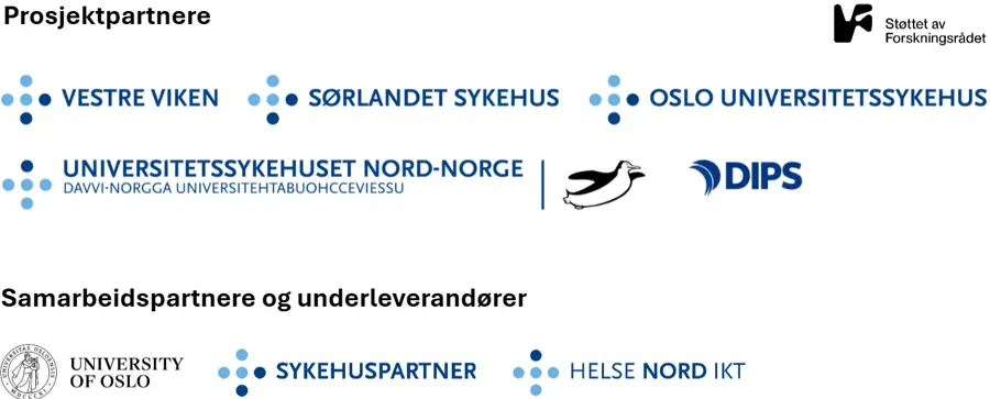 Samarbeidspartnere til SMART prosjektet