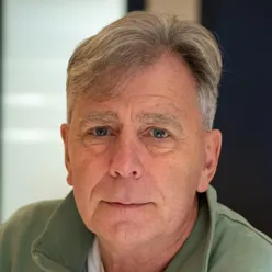 A man with grey hair