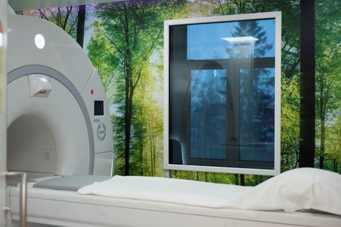Bilde av MR-rommet på Martina Hansens Hospital