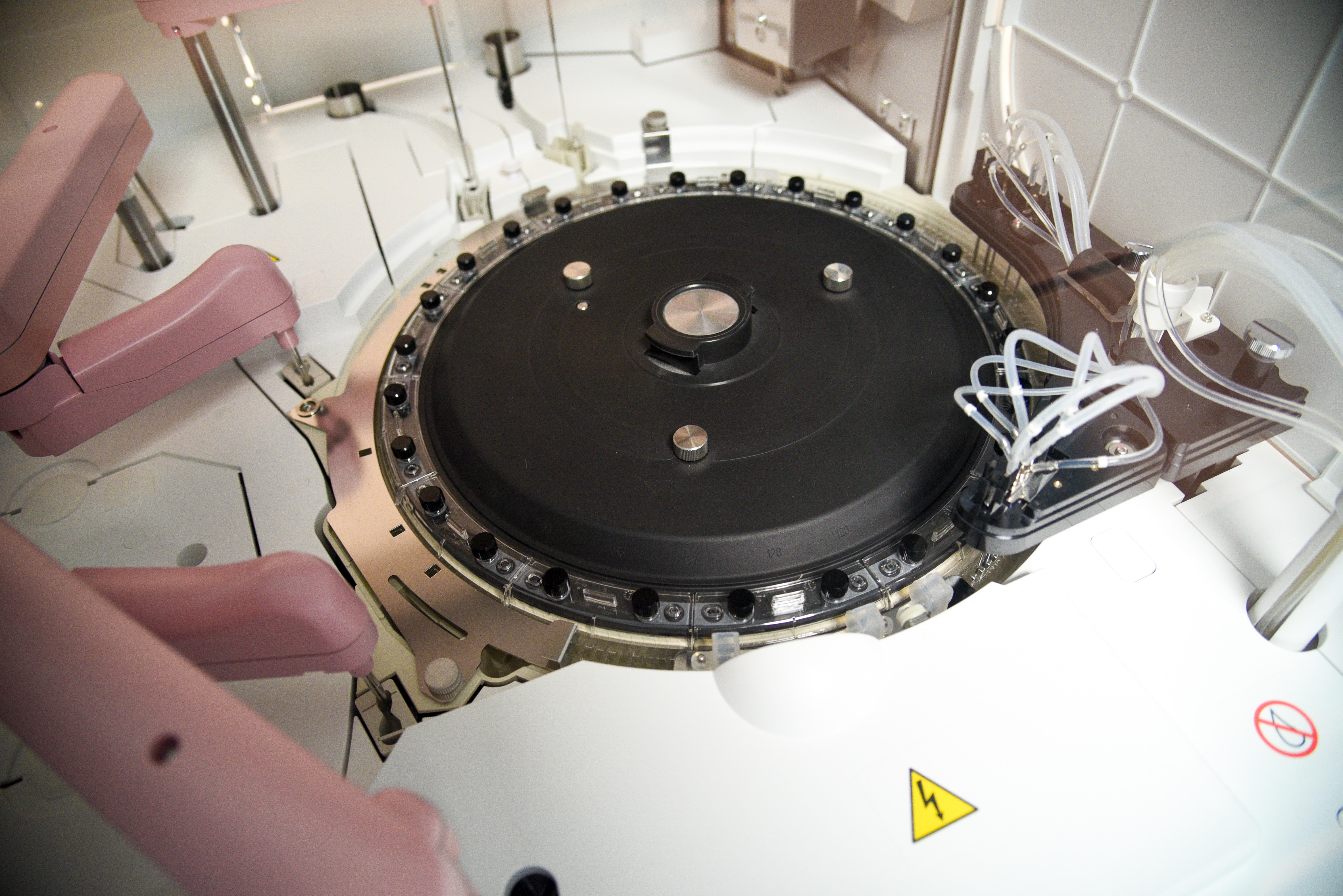 En maskin med en sirkulær del