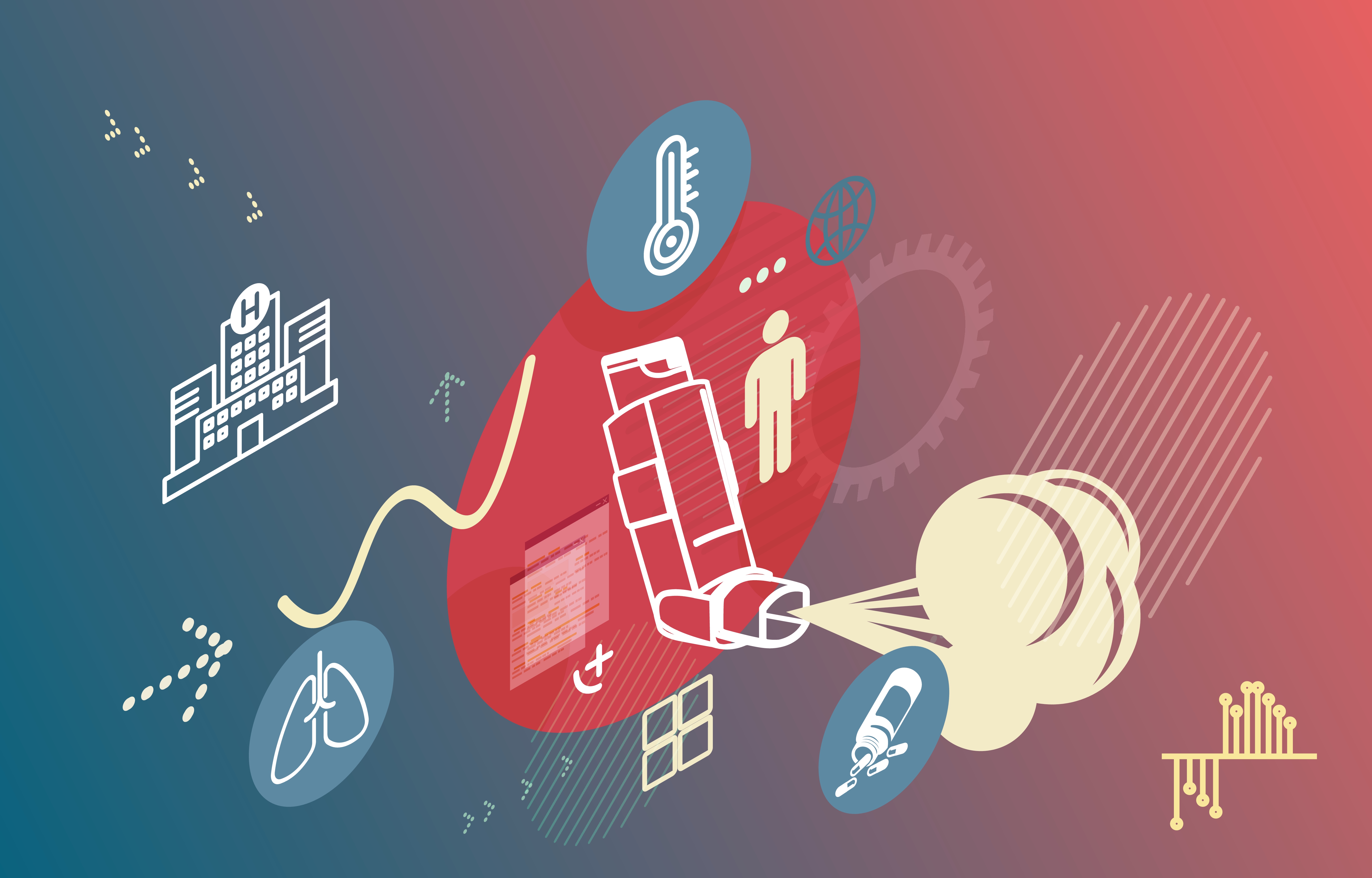 illustrasjon av allergier